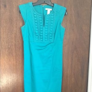 Aqua Shift Dress